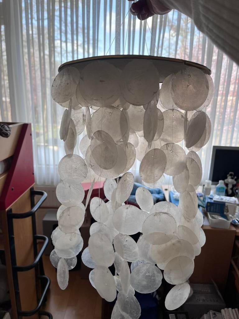 Leuke hanger met schelpen / parelmoer, Ophalen, Zo goed als nieuw, Overige materialen, Minder dan 50 cm