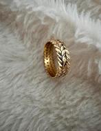 Gouden ring nieuw, Sieraden, Tassen en Uiterlijk, Ringen, 18 tot 19, Nieuw, Ophalen of Verzenden, Dame