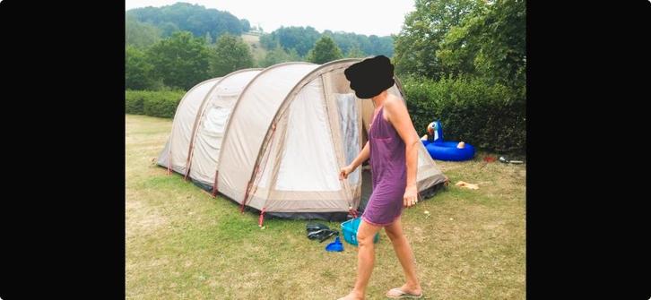 Ruime Nomad Bantu Air 4 – De ideale, gezinstent!, Caravans en Kamperen, Tenten, tot en met 6, Gebruikt, Ophalen