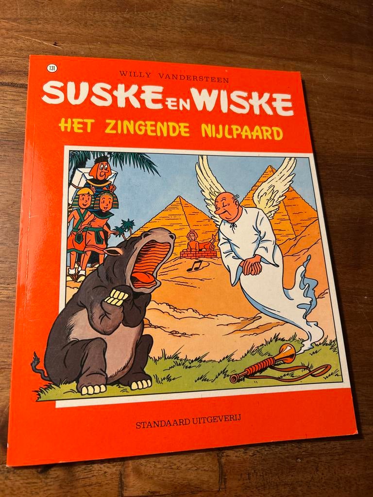 Suske en Wiske - Het Zingende Nijlpaard (nr. 131), Eén stripboek, Ophalen of Verzenden, Gelezen