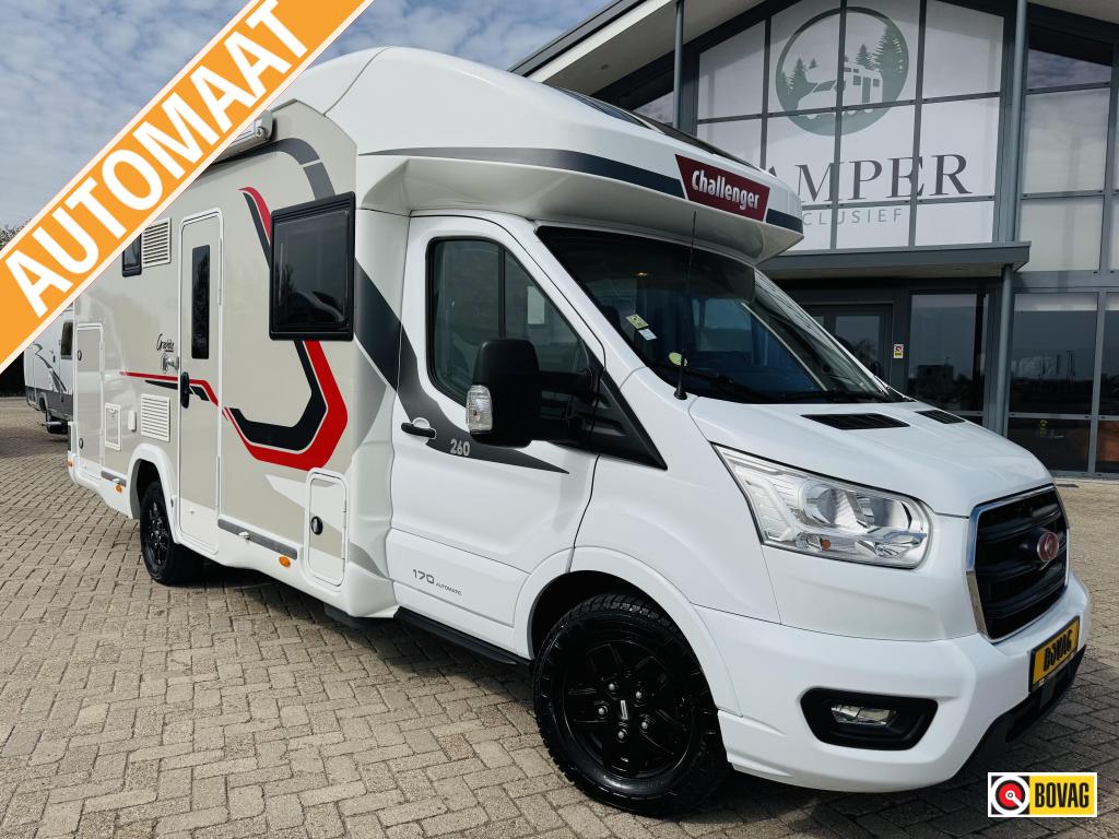 Challenger Graphite VIP 260 Automaat Ruimtewonder 170PK, Automaat, Ringverwarming, Luifel, Ford