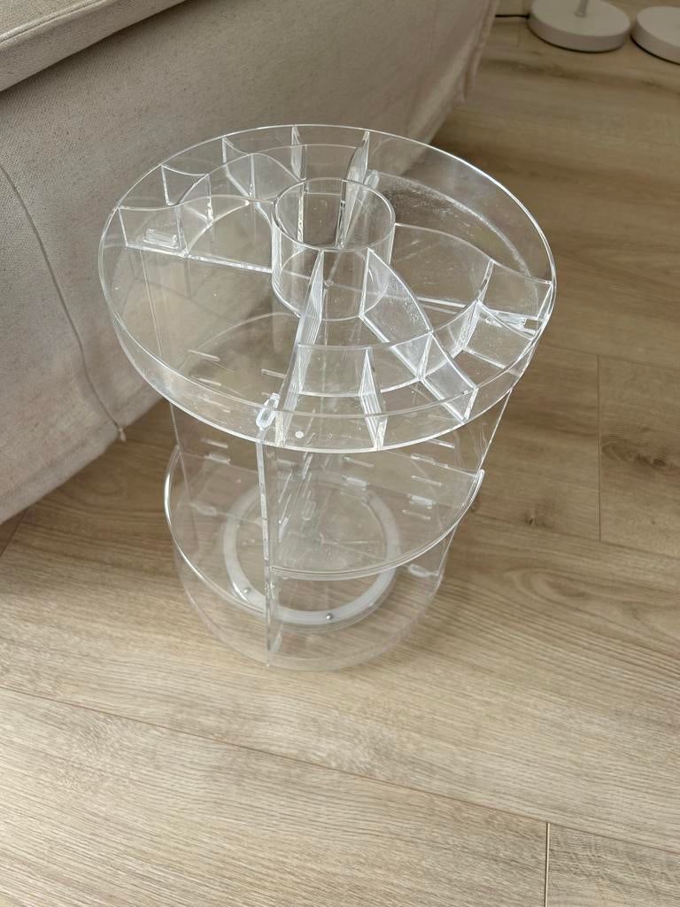 Draaiende Make-up Organizer - Acryl, Overige kleuren, Gehele gezicht, Ophalen of Verzenden, Zo goed als nieuw