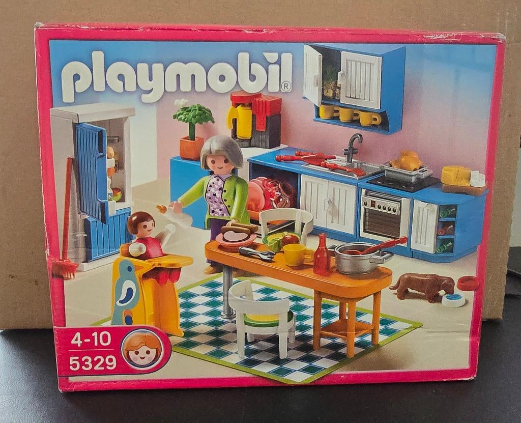 Playmobil 5329 Keuken met inrichting nieuw in doos, Ophalen of Verzenden, Nieuw, Complete set