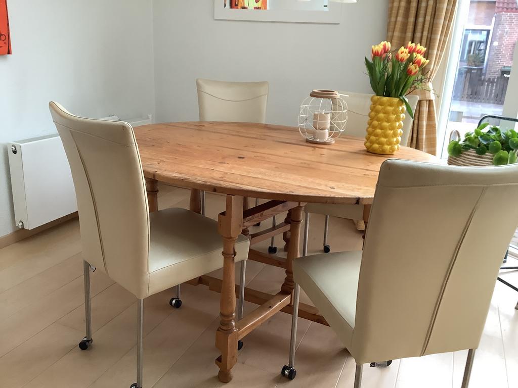 Grenen hangoortafel, Ophalen, Gebruikt, Landelijk, 75 cm of meer
