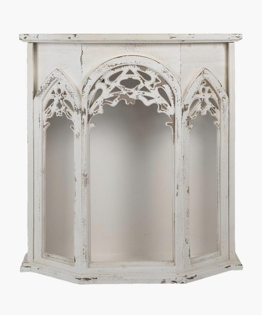 Clayre & Eef Wandkast wit hout, Antiek en Kunst, Curiosa en Brocante, Ophalen of Verzenden