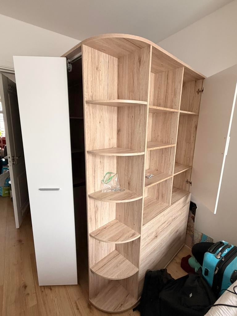 Hoekkast / kledingkast / walk in closet, Ophalen, Zo goed als nieuw, 50 tot 75 cm, 150 tot 200 cm