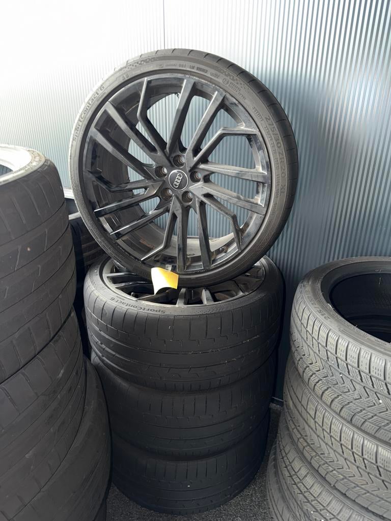 Audi Rs5 SportContact 6 Banden en Velgen 275/30 ZR20, Auto-onderdelen, Banden en Velgen, Ophalen, Gebruikt, 275 mm, Banden en Velgen