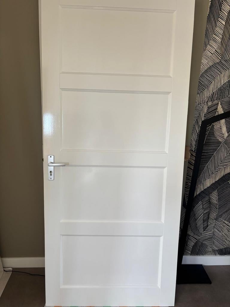 Massief stompe binnendeur Austria 210x92,5 cm, Ophalen, Gebruikt, 80 tot 100 cm, Binnendeur