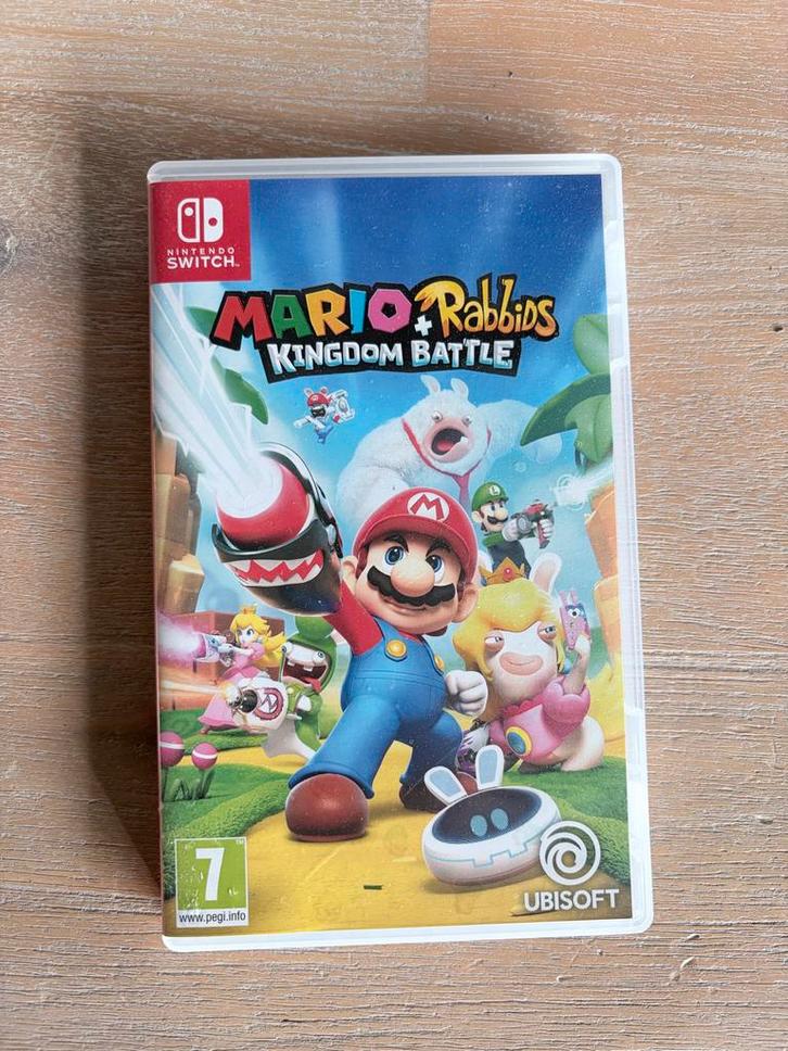 Mario + Rabbids Kingdom Battle - Nintendo Switch, Spelcomputers en Games, Games | Nintendo Switch, Zo goed als nieuw, Strategie en Constructie
