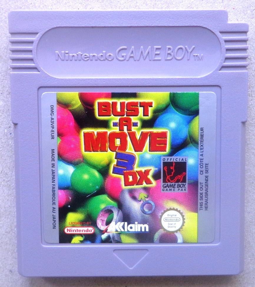 Bust a Move 3 DX voor de Nintendo Gameboy, Spelcomputers en Games, Games | Nintendo Game Boy, Puzzel en Educatief, Gebruikt, 1 speler