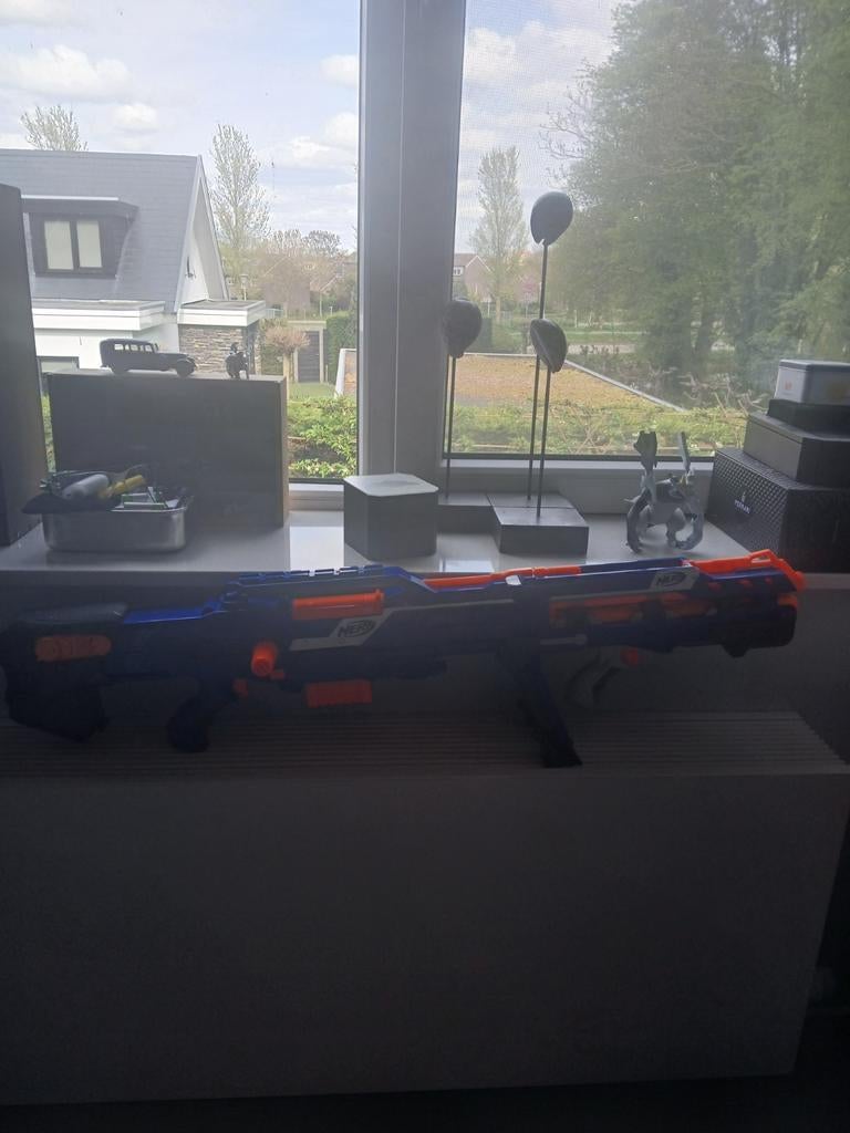 Nerf geweer - Groot model, Ophalen of Verzenden, Gebruikt, Jongen of Meisje