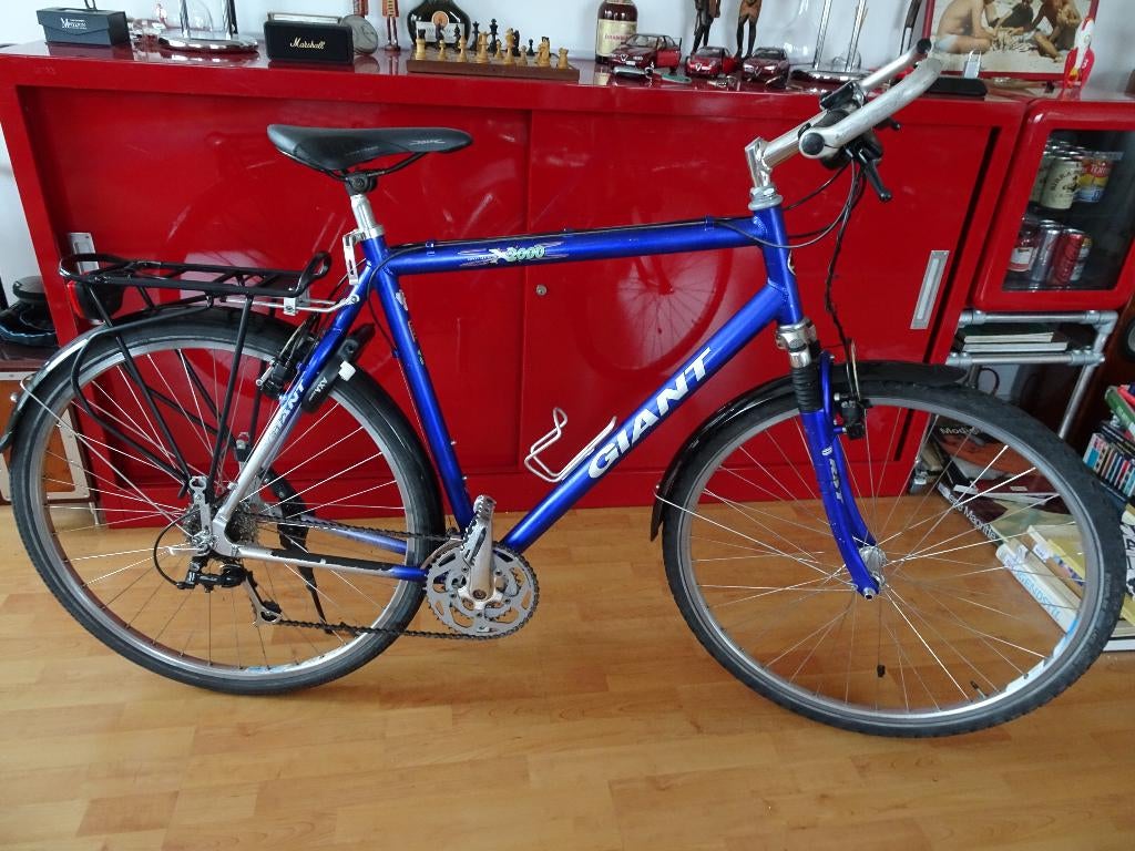 Giant X2000 hybride fiets, Ophalen, Gebruikt, Velgrem, Versnellingen