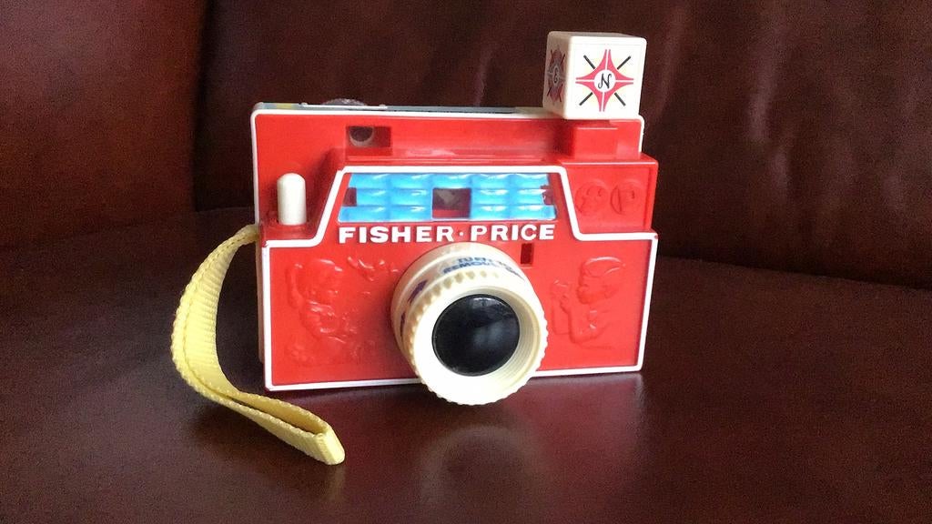 Fisher Price fototoestel uit 1968, Ophalen of Verzenden, Zo goed als nieuw, Speelset