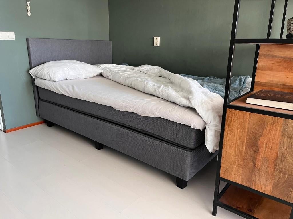 boxspring, Huis en Inrichting, Slaapkamer | Boxsprings, Ophalen, Gebruikt, 210 cm, 140 cm