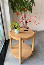 Ikea Listerby Tafeltje Bijzettafel Eiken, 45 tot 60 cm, Ophalen of Verzenden, Zo goed als nieuw, X