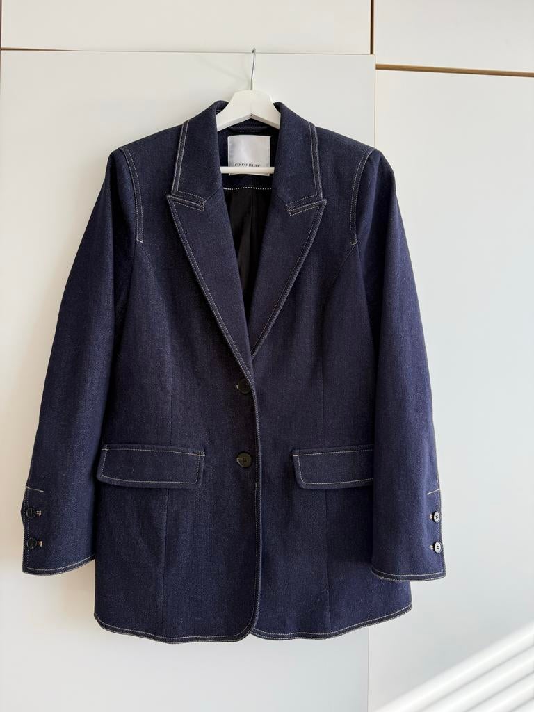 Co’couture spijkerjasje blazer colbert M, Maat 38/40 (M), Blauw, Nieuw, Ophalen of Verzenden