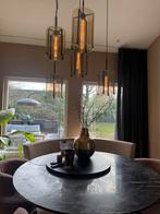 By Eve hanglamp - Modern design met amberkleurig glas, Huis en Inrichting, Ophalen, Zo goed als nieuw, Glas, 50 tot 75 cm