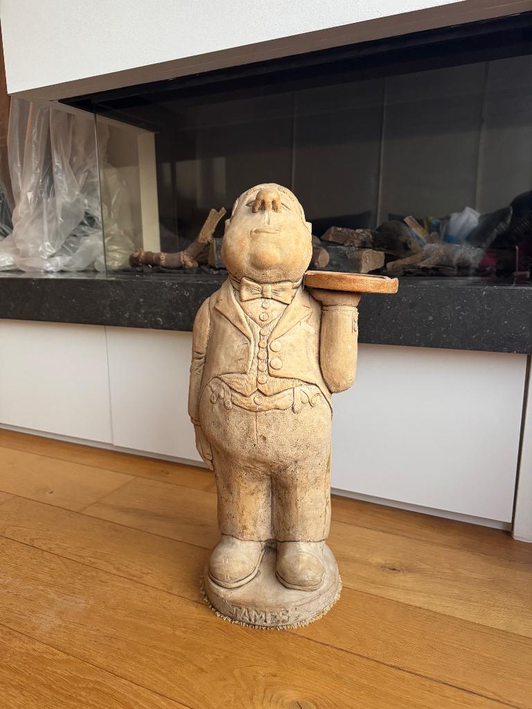 Butlerbeeld met Dienblad, Antiek en Kunst, Ophalen