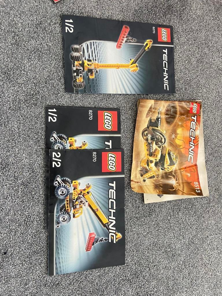 Losse lego Technic instructie boekjes bouwfolder, Ophalen of Verzenden, Gebruikt, Losse stenen, Lego