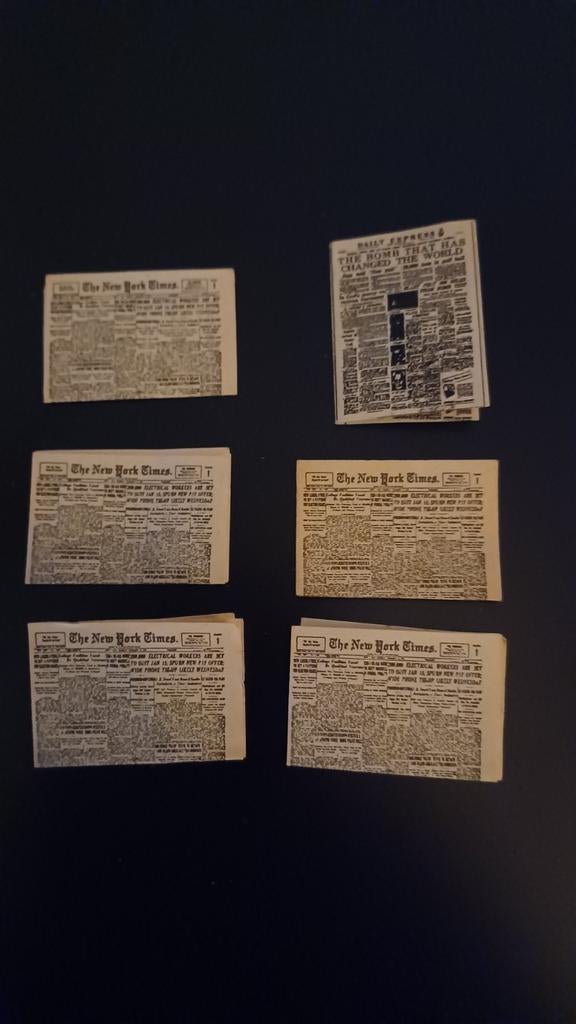 Poppenhuis kranten, Verzamelen, Ophalen of Verzenden, Zo goed als nieuw, Poppenhuis