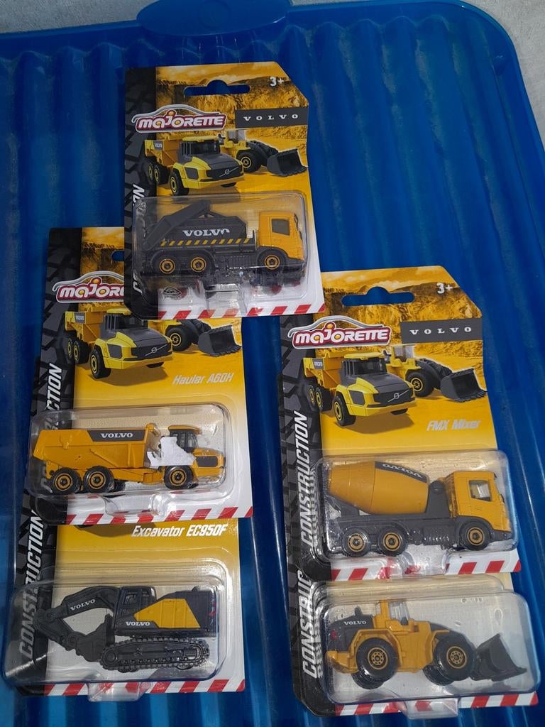 Majorette Volvo Construction Voertuigen Set - Nieuw, Ophalen of Verzenden, Nieuw, Overige typen, Overige merken