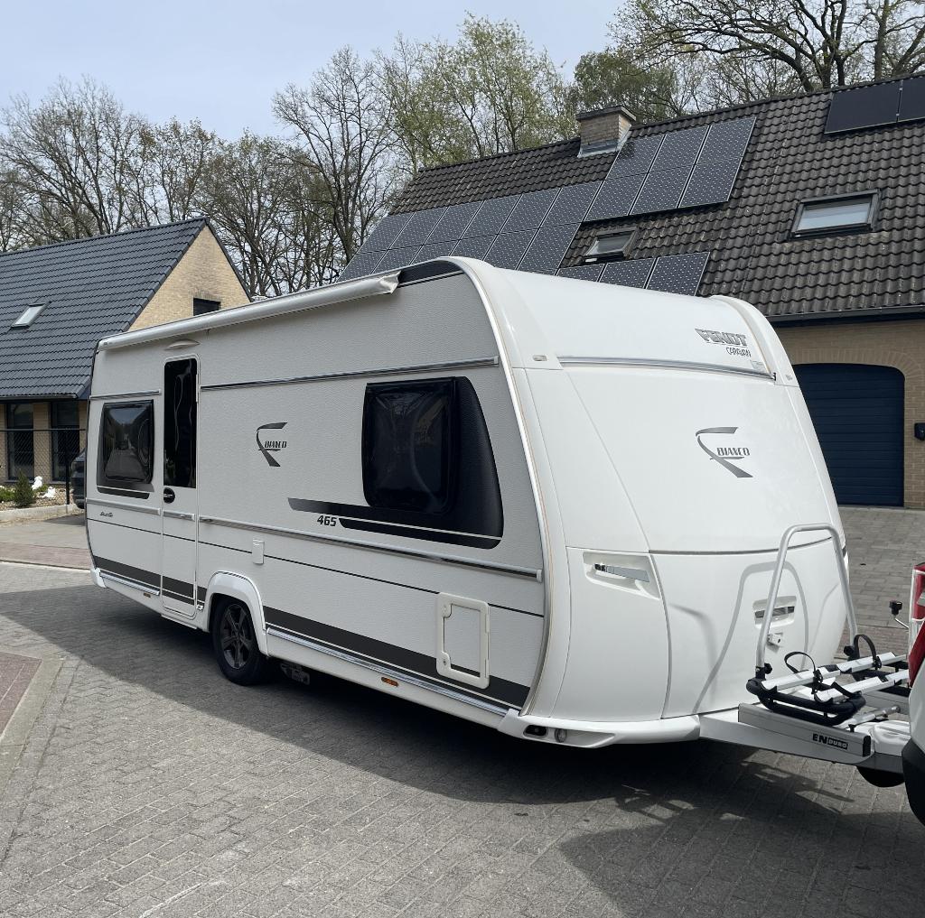 Fendt Bianco Selection 465 SFB (2019) – Perfecte staat, Caravans en Kamperen, Omvormbare zithoek, Particulier, Fendt, 5 tot 6 meter