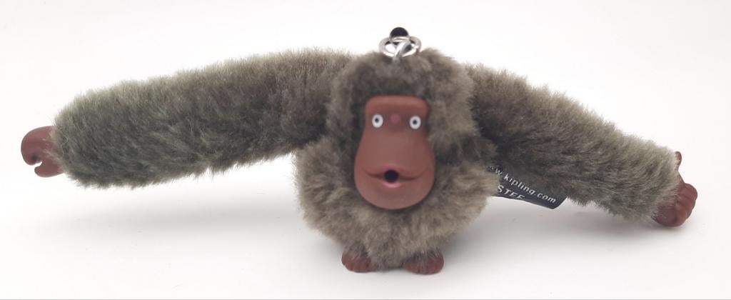 Kipling Groen grijs Aapje Stef hanger, Verzamelen, Ophalen of Verzenden, Gebruikt