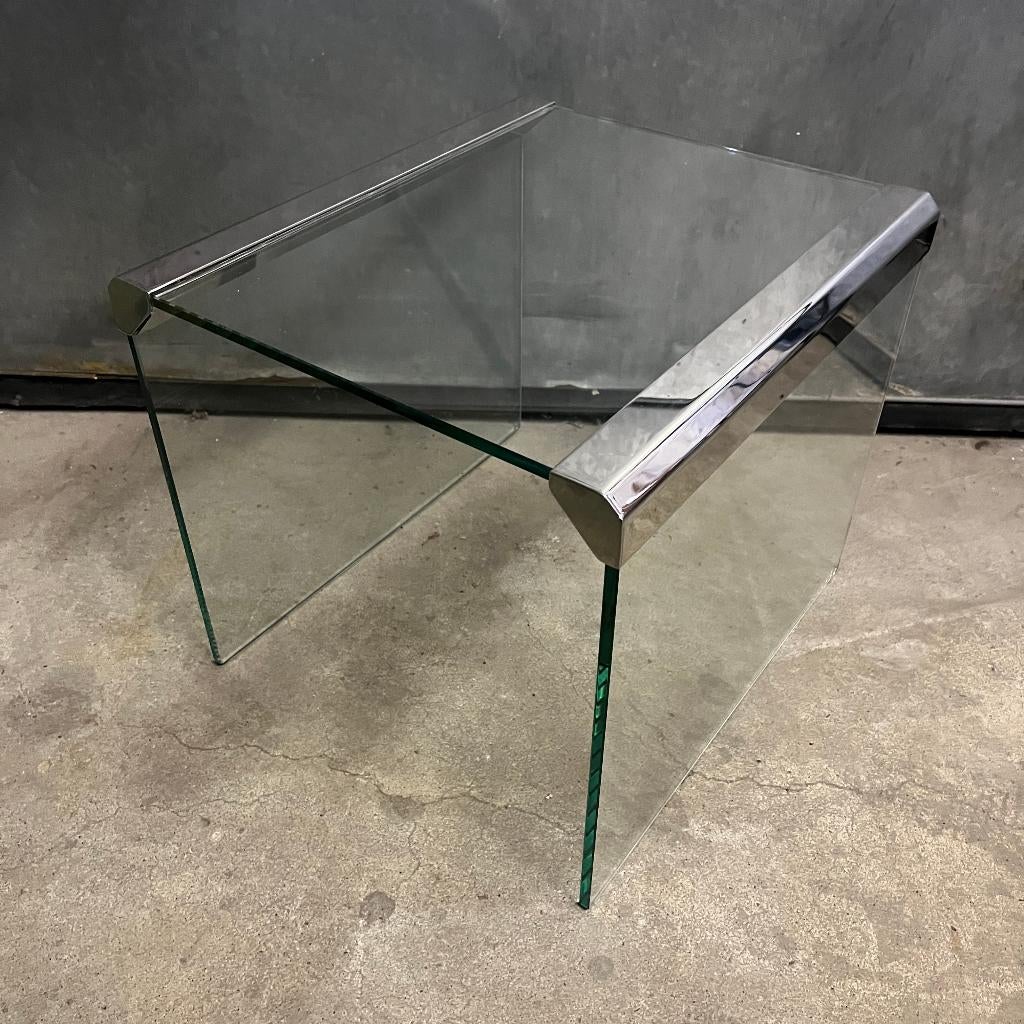 Vintage Italiaans design Gallotti & Radice tafel, Minder dan 45 cm, Minder dan 55 cm, Gebruikt, Pierangelo Gallotti