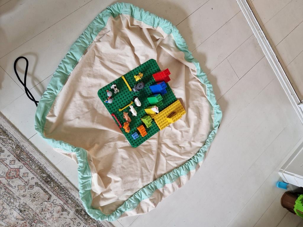 Handige speelmat/opbergzak voor speelgoed, Ophalen of Verzenden, Gebruikt