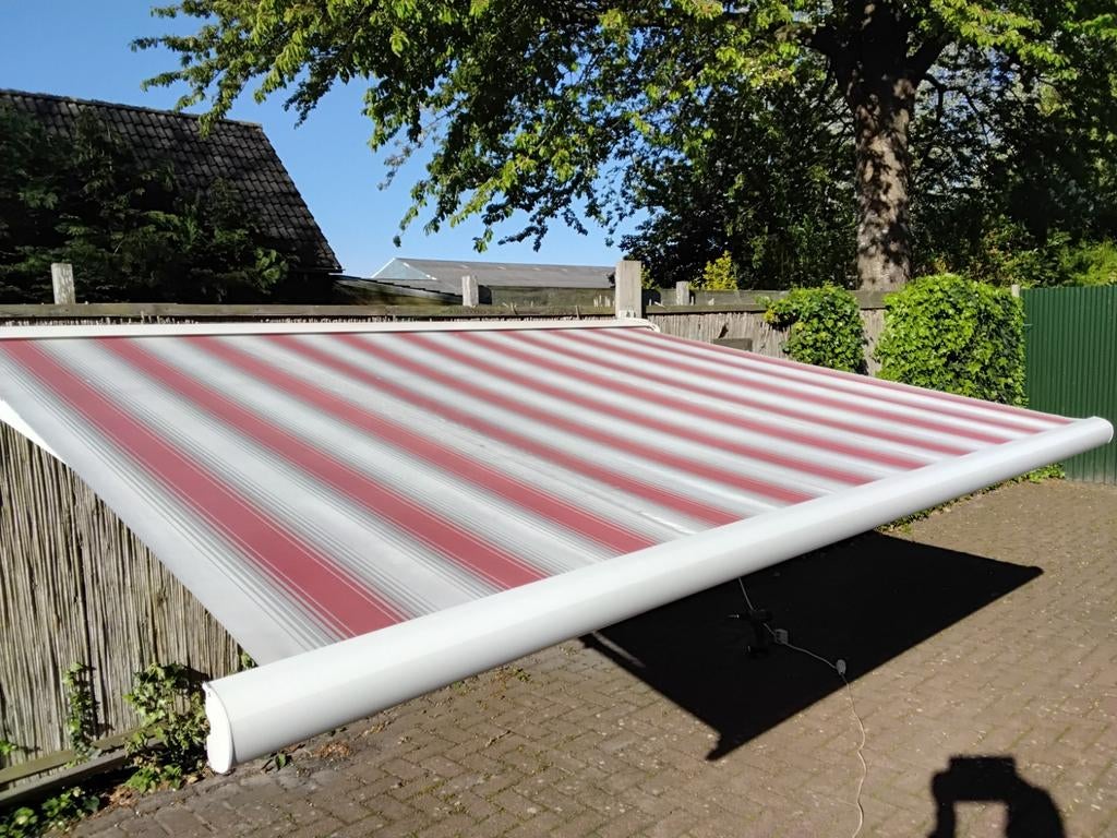 Te koop, elektrisch zonnescherm., Ophalen, Gebruikt, Elektrisch, 150 tot 300 cm