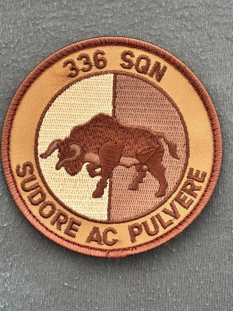 Desert embleem 336 SQN C-130 Hercules, Verzenden, Luchtmacht, Nederland, Embleem of Badge