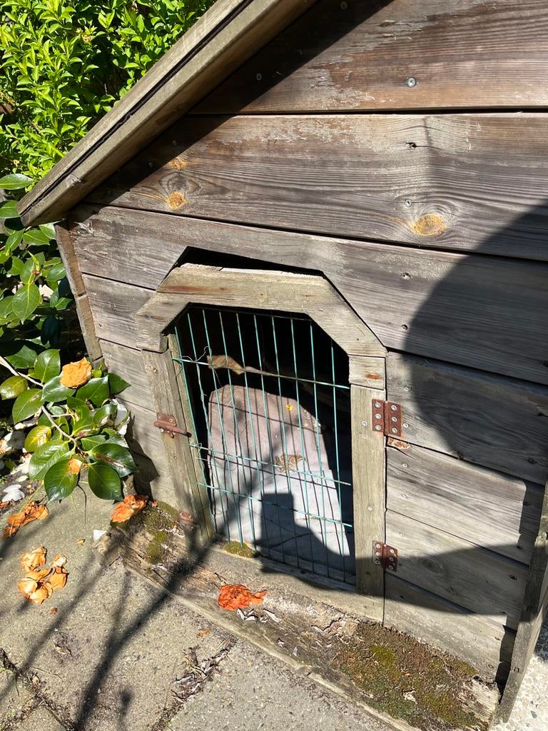 Hondenhok voor buiten gratis, Dieren en Toebehoren, Hondenbenches, Gebruikt, Ophalen