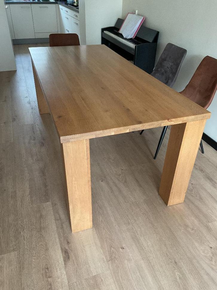 Eettafel bommel, Huis en Inrichting, Tafels | Eettafels, Gebruikt, 50 tot 100 cm, 150 tot 200 cm, Vijf personen of meer, Rechthoekig