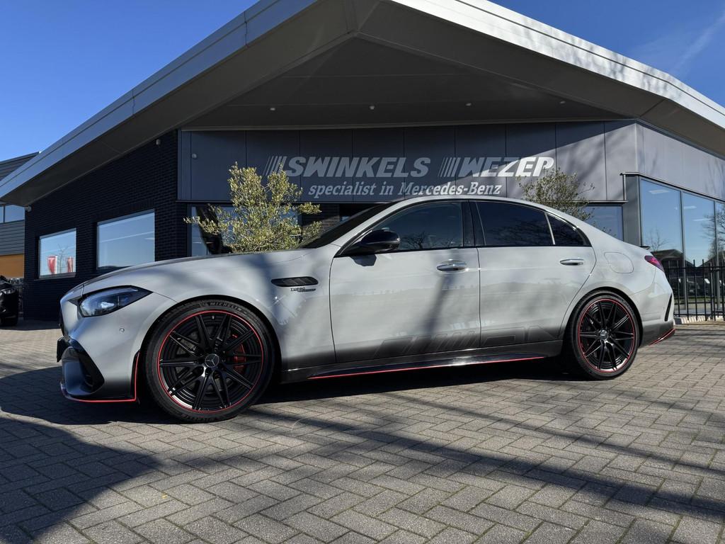 Mercedes-Benz C-klasse AMG 63 S E Performance, Auto's, Automaat, Adaptive Cruise Control, 4 cilinders, 2065 kg