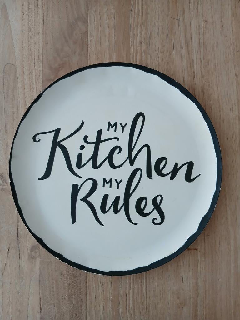 Decoratie wand bordje Kitchen, Huis en Inrichting, Ophalen of Verzenden