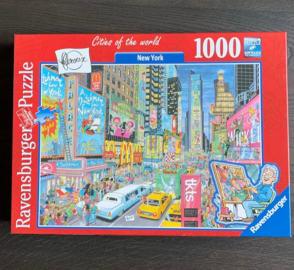 Puzzel New York, Ophalen of Verzenden, 500 t/m 1500 stukjes, Zo goed als nieuw, Legpuzzel