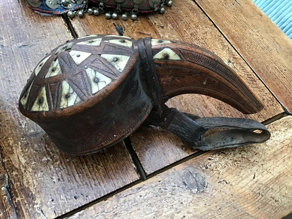Antiek Ottomaans kruithouder 1850 Zeldzaam, Antiek en Kunst, Kunst | Niet-Westerse kunst, Ophalen of Verzenden