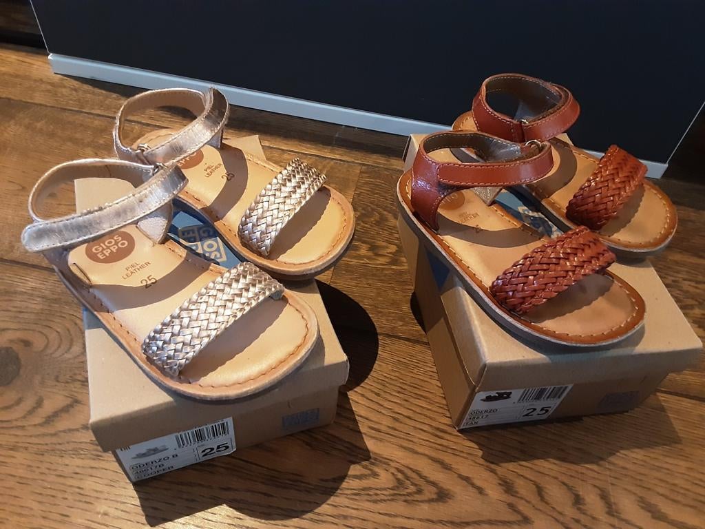 Gioseppo sandalen 2x maat 25 z.g.a.n, Meisje, Overige typen, Ophalen of Verzenden, Zo goed als nieuw