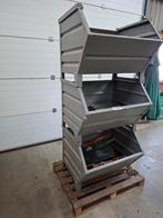 Stapel bakken,ijzeren kratten,kratten,bakken,oudijzer bakken, Ophalen, Gebruikt, 60 cm of meer, Bak of Kist