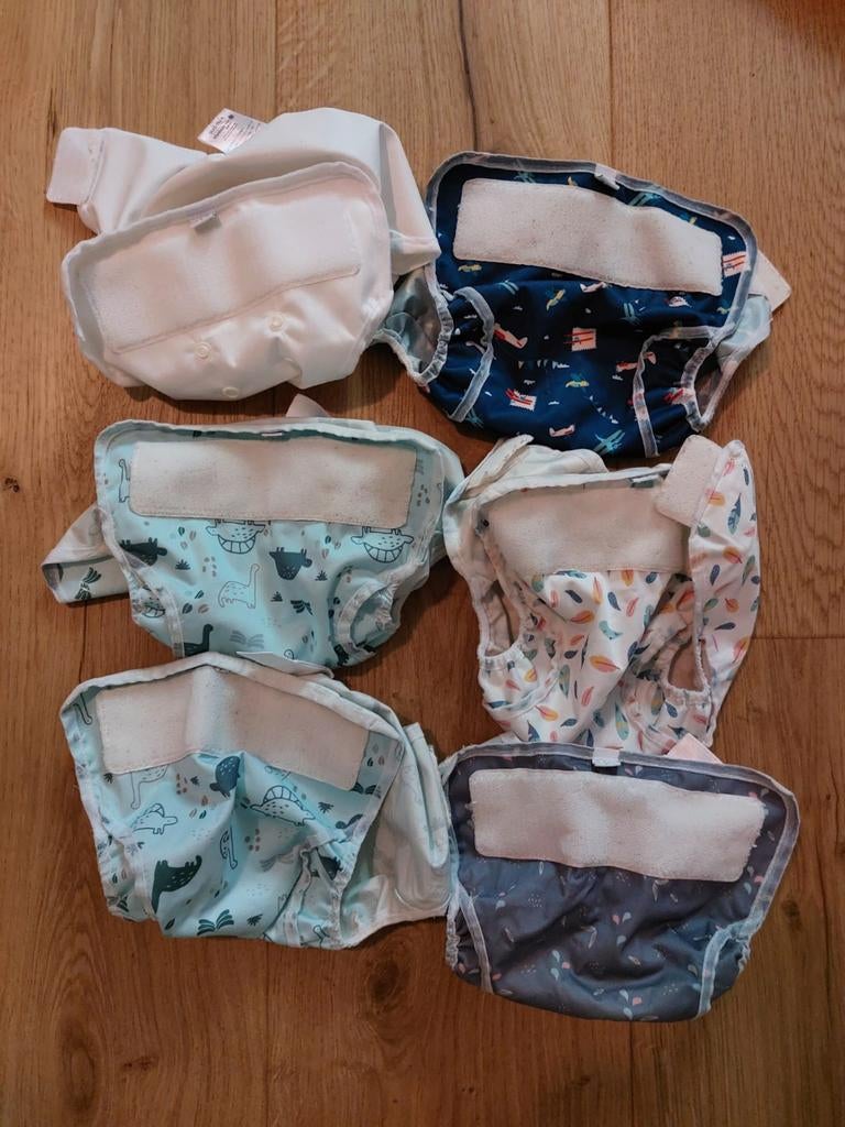 Wasbare luiers maat 1 (4-10 kg) - Popolini, Ophalen, Gebruikt