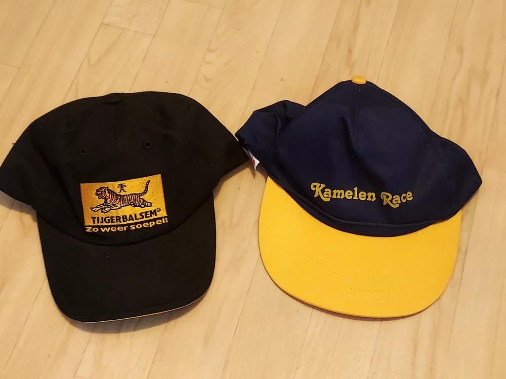 Verstelbare petten - Tijgerbalsem, Kamelen Race, Sportb, Ophalen of Verzenden, Zo goed als nieuw, One size fits all, Pet