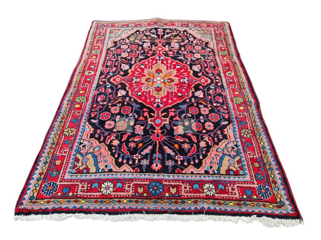 Prachtig handgeknoopt Perzisch HAMADAN tapijt, Huis en Inrichting, Ophalen of Verzenden, Rechthoekig, 200 cm of meer, 200 cm of meer