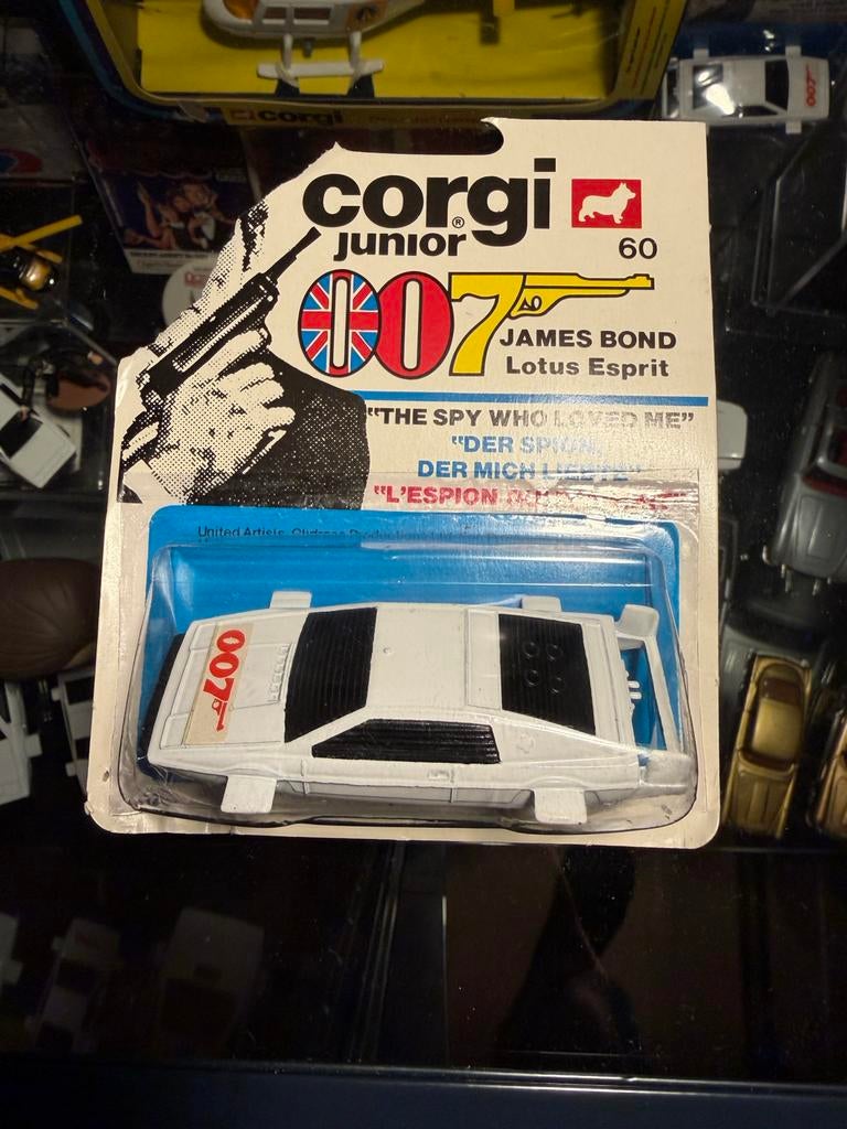 Corgi Junior #60 007 Lotus Esprit, Ophalen of Verzenden, Gebruikt