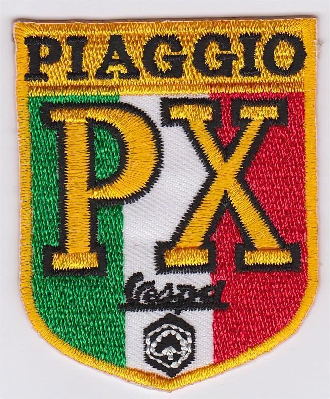 Piaggio PX Vespa stoffen opstrijk patch embleem #1, Ophalen of Verzenden, Nieuw
