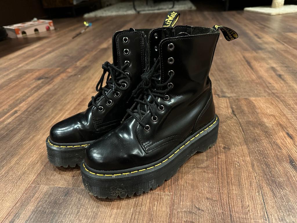 Dr. Martens Jadon, Kleding | Dames, Schoenen, Zwart, Lage of Enkellaarzen, Ophalen of Verzenden, Dr. Martens