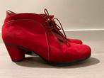 Poccopazza rode enkellaarsjes/pumps, mt 38, Ophalen of Verzenden, Zo goed als nieuw, Rood