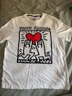 Keith Haring T-shirt - Maat M (Mag ook Bieden!), Kleding | Heren, Verzenden, Zo goed als nieuw, Maat 48/50 (M), Wit