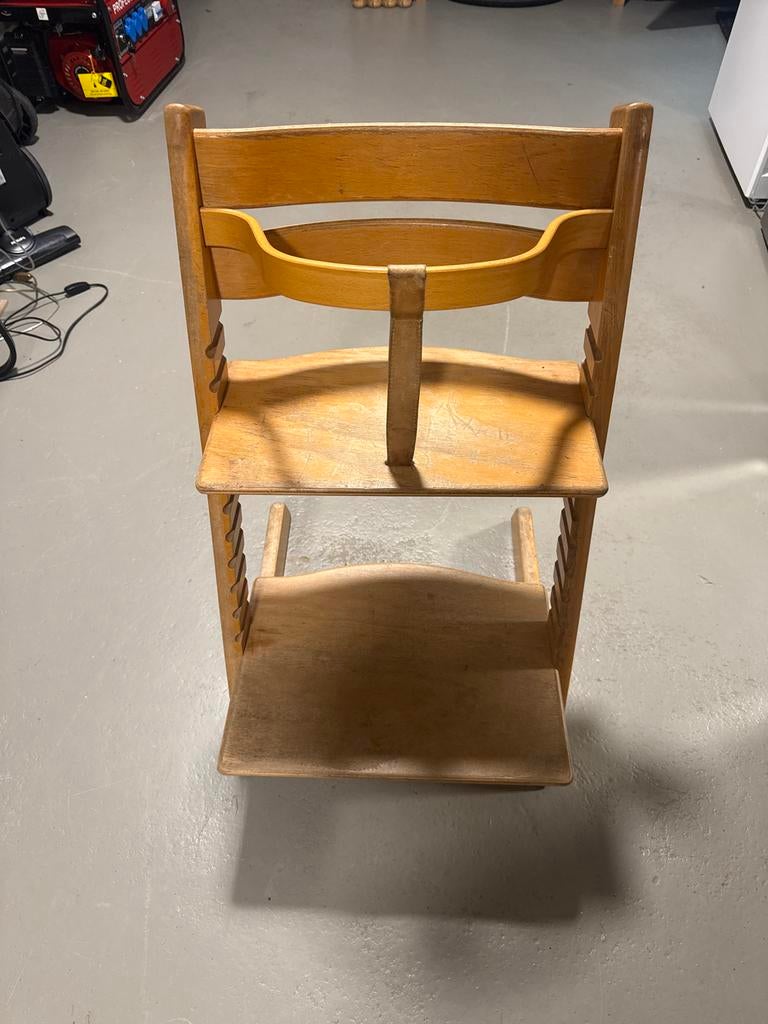 Stokke Trip Trap kinderstoel, Kinderen en Baby's, Kinderstoelen, Ophalen, Gebruikt, Meegroeistoel, Gordel(s)