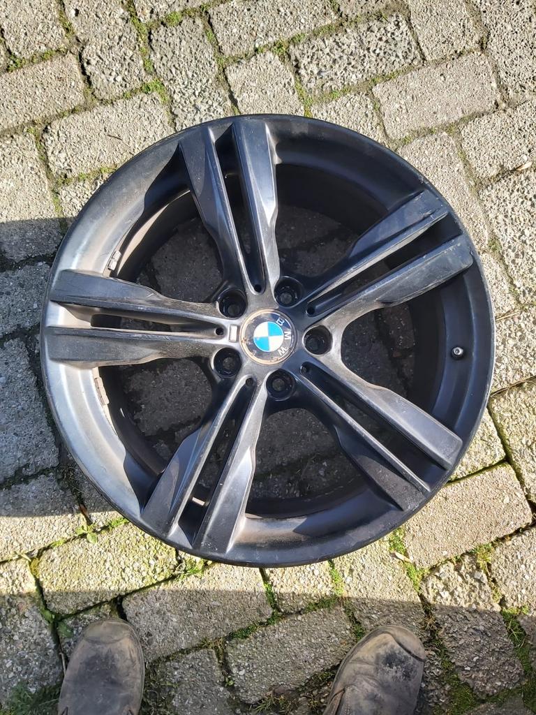 Zwarte BMW velgen X5, Auto-onderdelen, Banden en Velgen, Gebruikt, Velg(en), All Season, Personenwagen