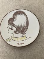retro wandbordje met meisjeshoofd, Verzenden, Huis en Inrichting